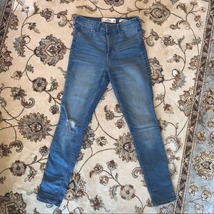 Hollister high rise super skinny jeans